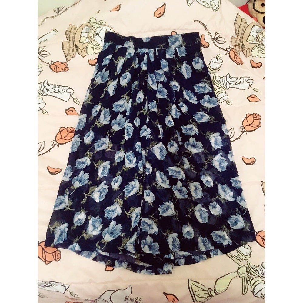 Japanese floral pants/skirt